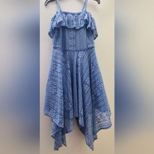 Girls dress in Periwinkle blue